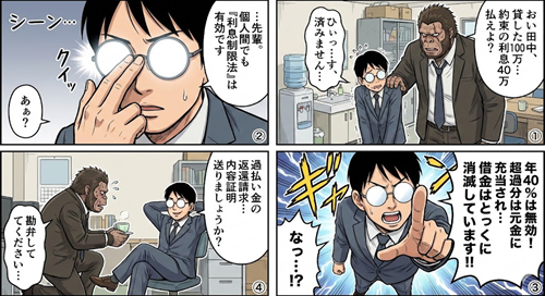 マンガでわかる利息制限法